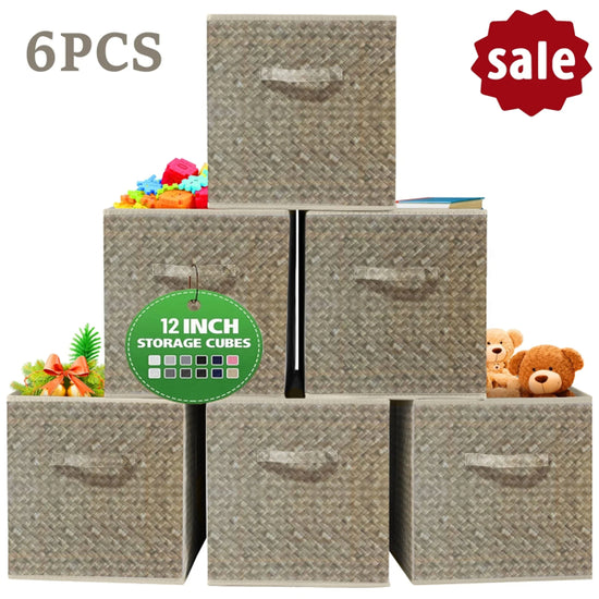 Foldable Cube Storage Bins Set Of 6