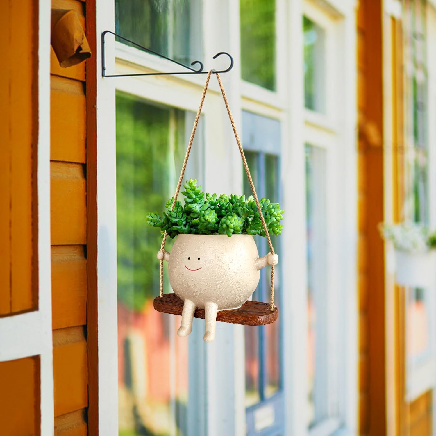 Swing Face Hanging Flower Pot