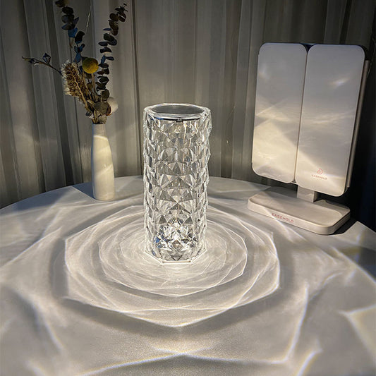 CrystalGlow Table Lamp