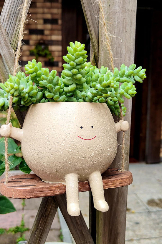 Swing Face Hanging Flower Pot