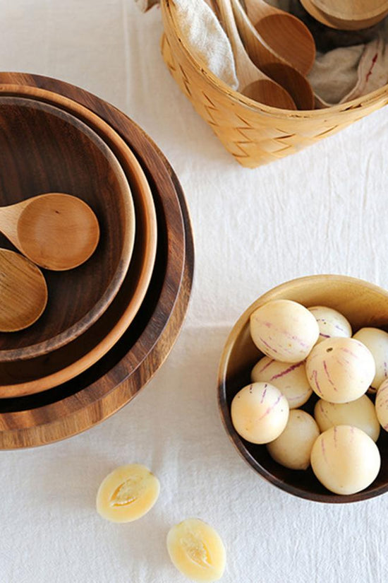 Kitchen Natural Wooden Bowl