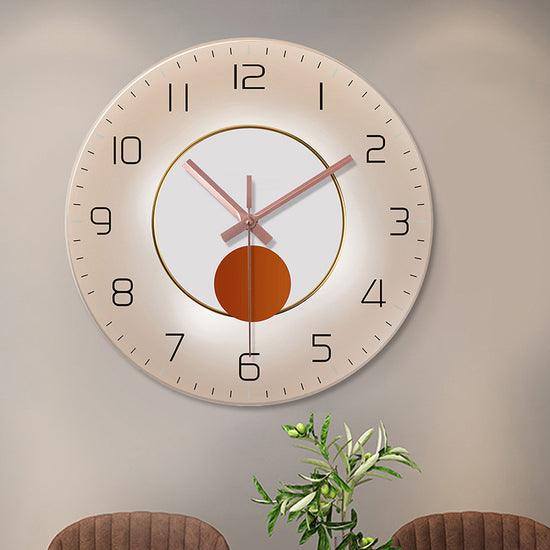 Silent Tempered Glass Wall Clock