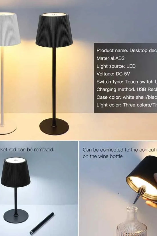 Luminary Labs Dimmable LED Table Lamp with RGB Ambient Glow