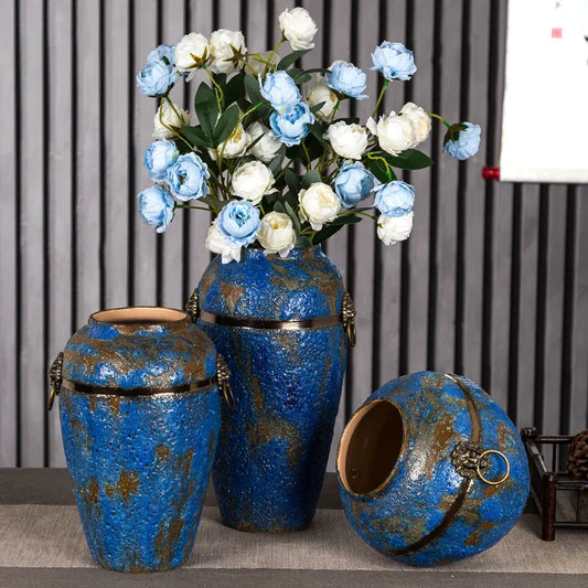 Retro Ceramic Floor Vase