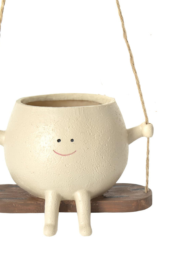 Swing Face Hanging Flower Pot
