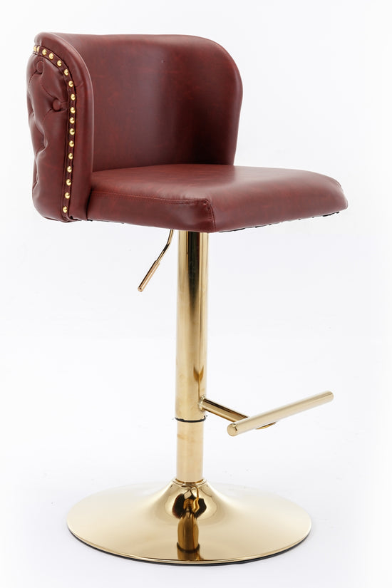 Leather Swivel Barstools