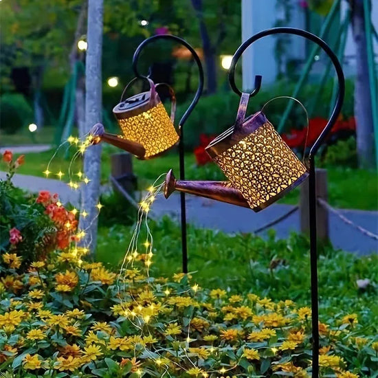 Solar Glow Watering Can LED Fairy Light