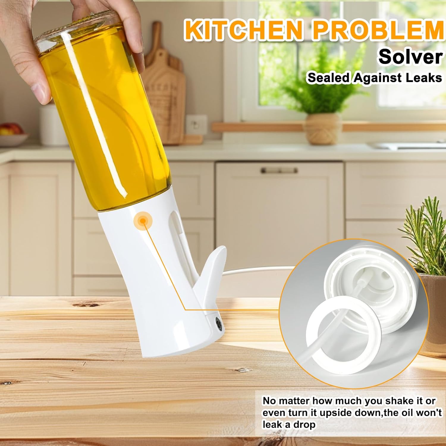 Glass Gourmet Non-Stick Oil Spray Bottle