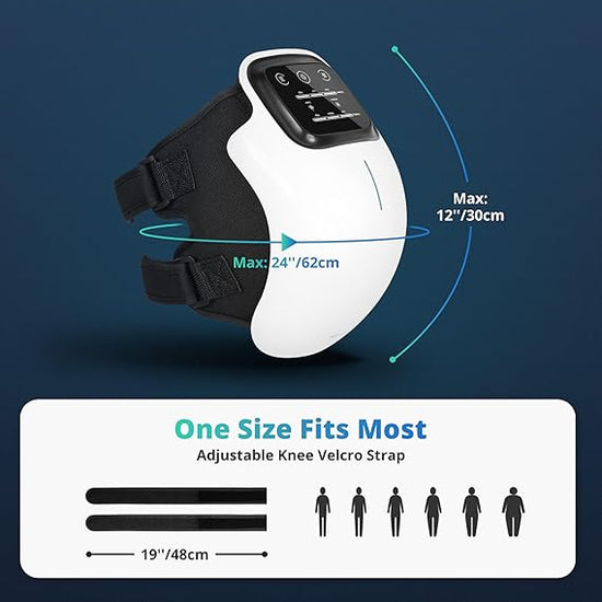 Intelligent Rechargeable Knee Massager with Heat, Infrared & Vibration