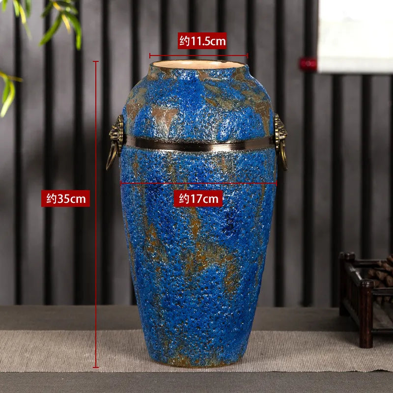 Retro Ceramic Floor Vase